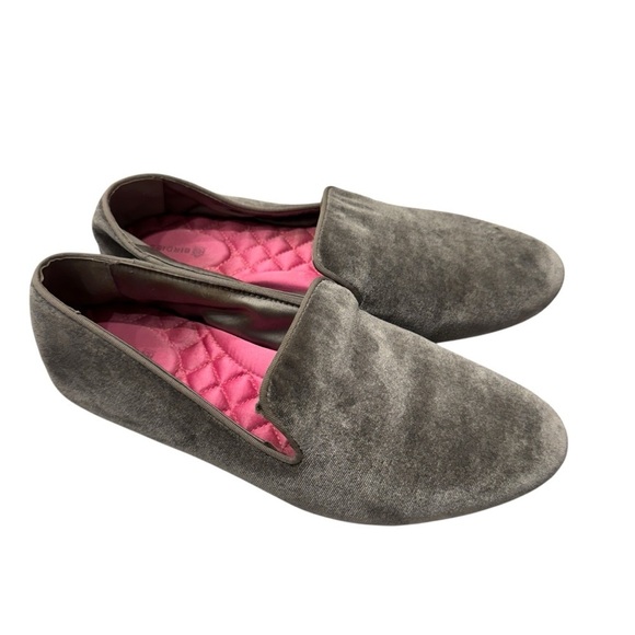 Birdies The Starling Stone Velvet Flats, Size 9 - Picture 1 of 7